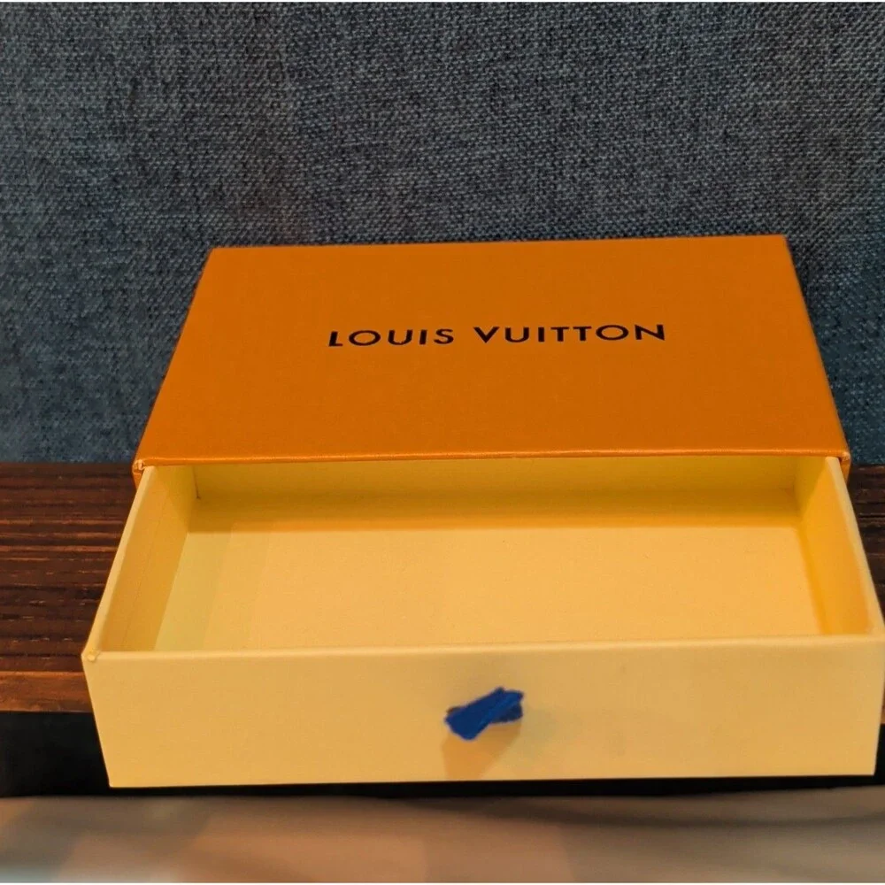 Authentic Louis Vuitton Empty Yellow Drawer Gift Box 5.5x4